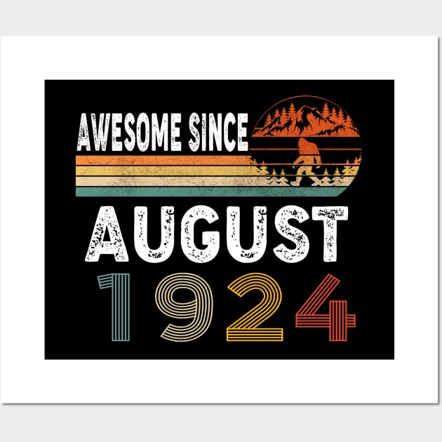 Awesome Since August 1924 Wall Art by ThanhNga